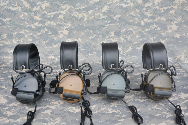 FCS ComTac 3 ACH Noise Canceling Headphones Tactical Toys Gun Shooting