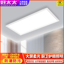 Good wife integrated ceiling LED light kitchen toilet recessed flat lamp 300X600 ceiling panel light toilet