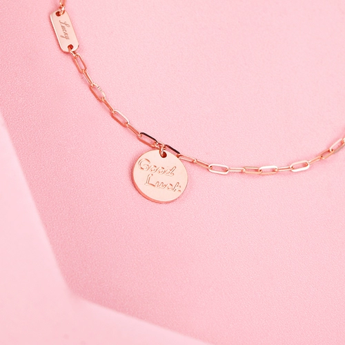 新金 Ювелирное украшение, золотой браслет на день Святого Валентина, золото 750 пробы, розовое золото, подарок на день рождения