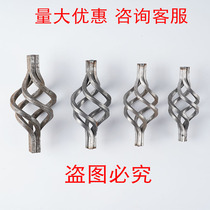 Iron accessories gatefefefederersFlower basketball forging joint iron piece iron ball staircase railing