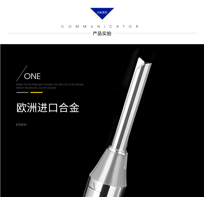 Chuanmu lưỡi dao CNC TCT dao cắt thẳng máy cắt công cụ chuyên nghiệp chế biến gỗ - Dụng cụ cắt lưỡi máy cắt
