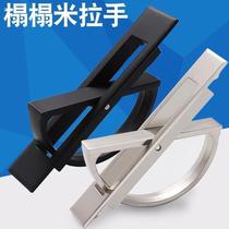 Japan-style tatami handle concealed hidden embedded embedded flipped handle