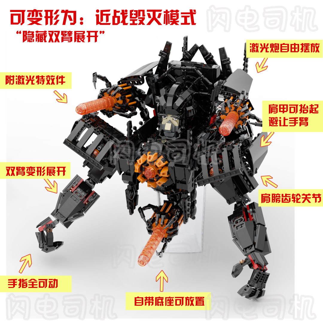 这玩意儿是马桶人还是高达？268块买个科幻巨物，我真服了！_智能眼镜_