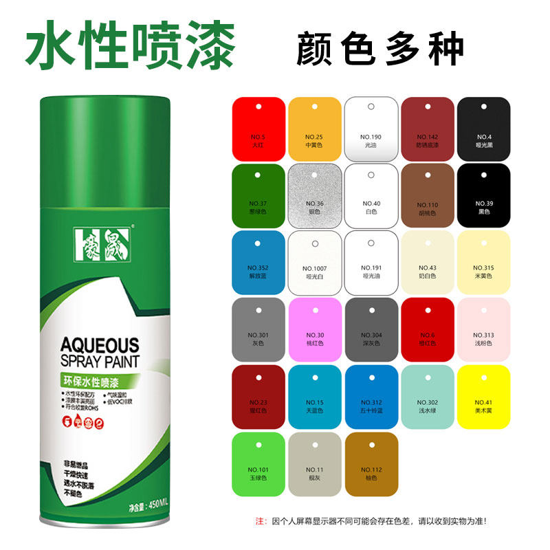 Home Innate Wood Changing Color Renovation Water-based Spray Paint Jars Metal Rust Protection And Tasteless White Lacquered Hand Lacquered 450ml