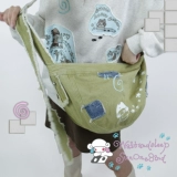 Waitandsleep x sunonebird bubble concert concert concert denim casual bag emelcodery bird bird one