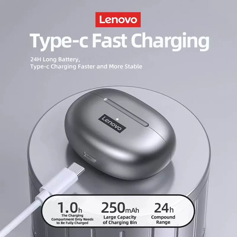 100% оригинальные беспроводные наушники Lenovo LP5 Bluetooth Hi-Fi