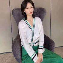 Womens dress Amasch 2021 autumn new cashmere knit cardiovercoat 5499111-7t15271-033