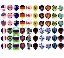 New Flying Label Laser Dart Wing Wing Accessories Flying Dart Blade Manufacturer Straight For No Message View Random Shipping