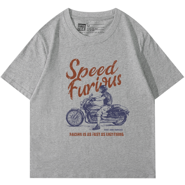 Trendy printed short-sleeved T-shirt for women ins trendy