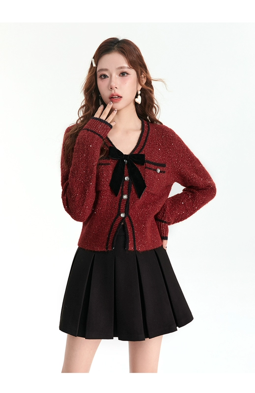 quần âu nữ Fan Rabbit V -Neck Qianjin Fragrant Breez quần bò nữ