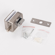 Free hole stainless steel glass door latch Single door double door glass door lock Floor latch lock Glass door door pin latch