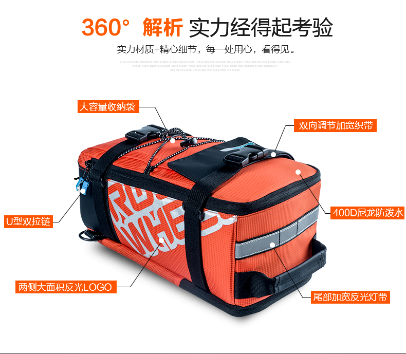 Sacoche pour vélo ROSWHEEL - Ref 2215604 Image 12