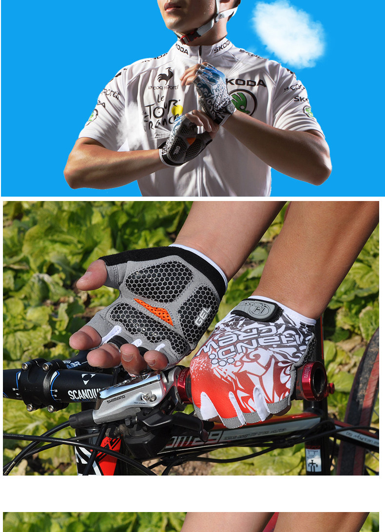 Gants pour vélo HANDCREW - Ref 2238432 Image 10