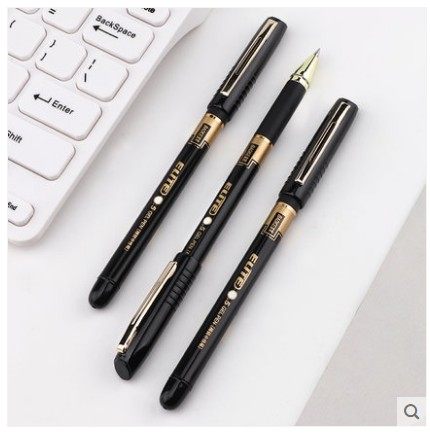 Baoke Elite PC2138 Black Signature Pen 0 5mm Carbon Pen Water-based Pen Business Office Conference With Pen