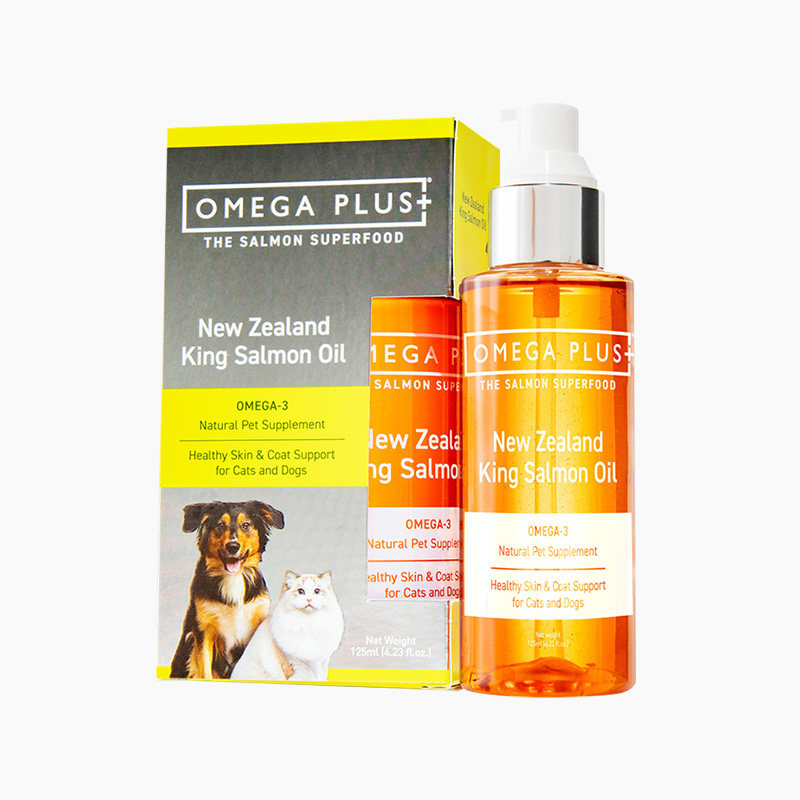 Omega Plus Hairy King Salmon Oil Joint New Zealand Salmon Crown Cat and Dog High Concentration Salmon Oil