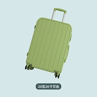 Зеленая обычная молодежная минималистская модель