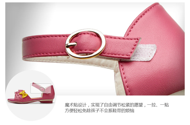 Sandales enfants en PU REDDRAGONFLY orteil suture de voiture pour été - semelle caoutchouc - Ref 1053399 Image 24