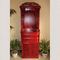 Camphorwood Buddhist niche with door shrine Buddhist cabinet standing cabinet solid wood Buddhist niche altar Buddhist altar altar