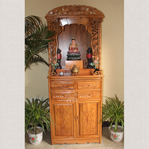 Ready stock Buddhist niches wall cabinets shrines offering tables standing Buddhist niches Guanyin Buddhist niches 81 camphor wood Buddhist niches and Buddhist cabinets