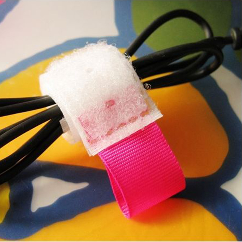 Japan KM Velcro wire bundle with cable organizer magic buckle finishing storage belt tie bundle