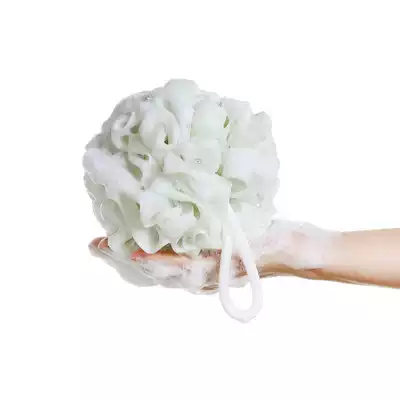 Japanese bath ball Bath ball foaming net Soft back rubbing bath flower Large bath ball Rubbing bath towel Bathroom bubble ball