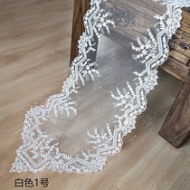 European white lace gauze tablecloth table flag coffee table dressing table shoe cabinet cover dust cloth simple TV cabinet cover towel