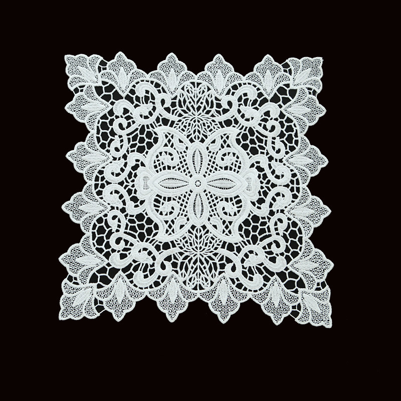 European-style American-style lace embroidery net red square cover towel tea tray cover cloth rice cooker rice cooker multi-purpose jewelry fabric