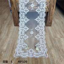 European white lace embroidery table flag American coffee table table table tablecloth dressing table shoe cabinet drawers cupboard multi-purpose scarf