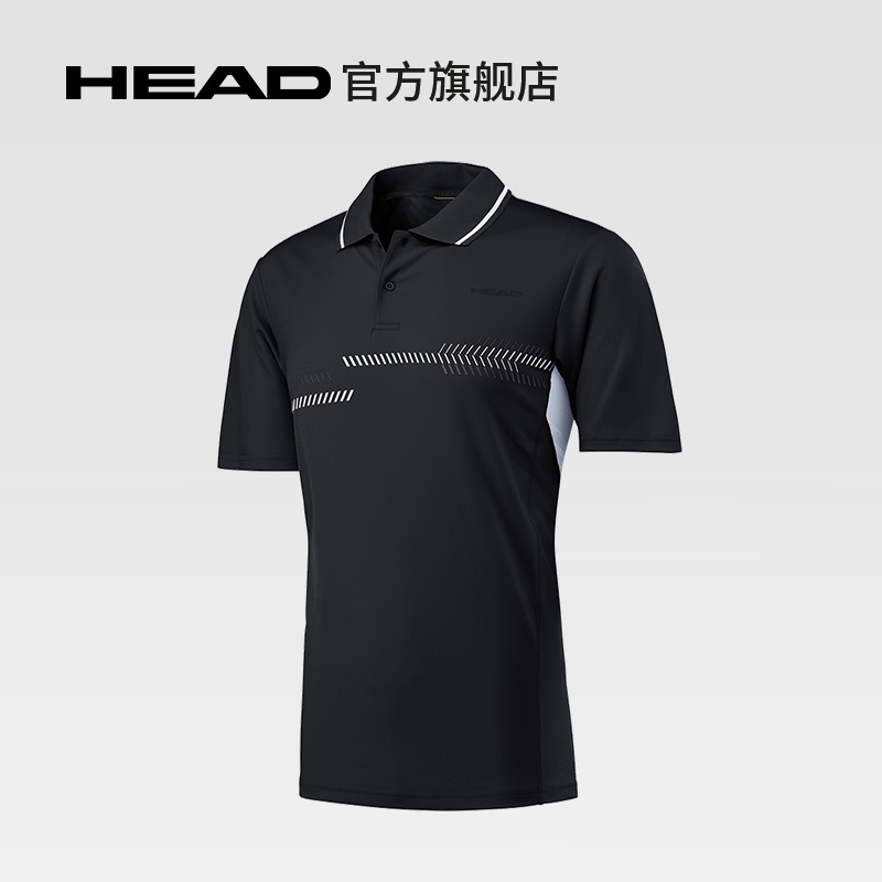 HEAD HYDE Comfort Breathable Tennis Tennis Shirt POLO Shirt CLUB TECHNICAL POLO SHIRT
