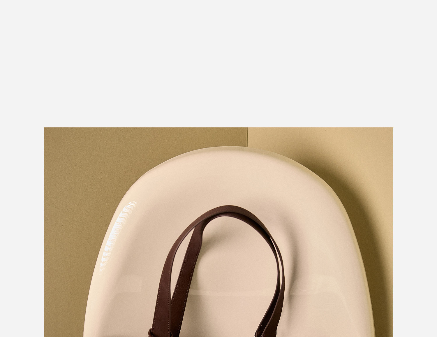 JACD Faux Leather Magnetic Snap Tote Bag