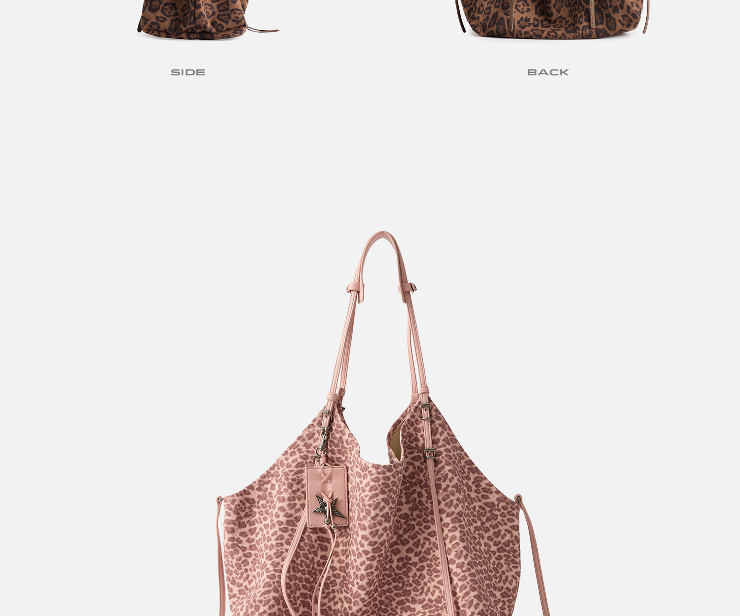 JACD Magnetic Snap Leather Tote Bag