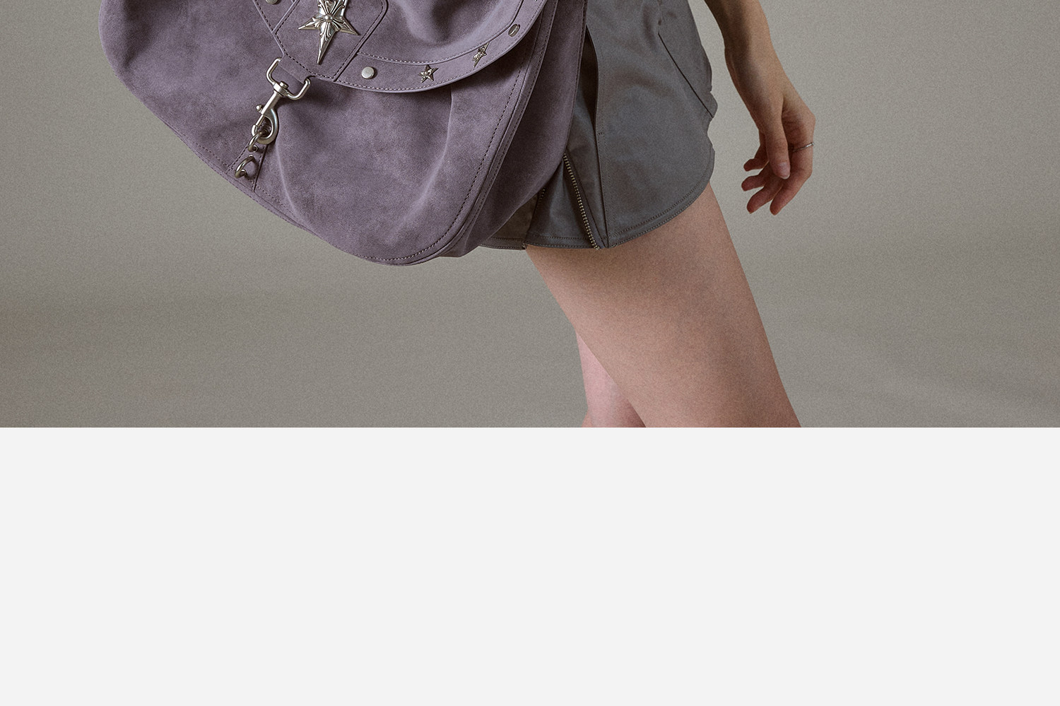 JACD Mist Purple Flap-Top Shoulder Bag