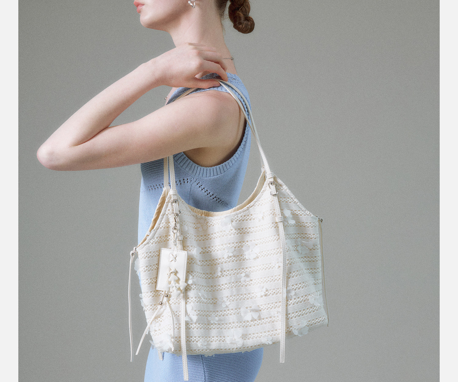 JACD Woven Large Tote Bag