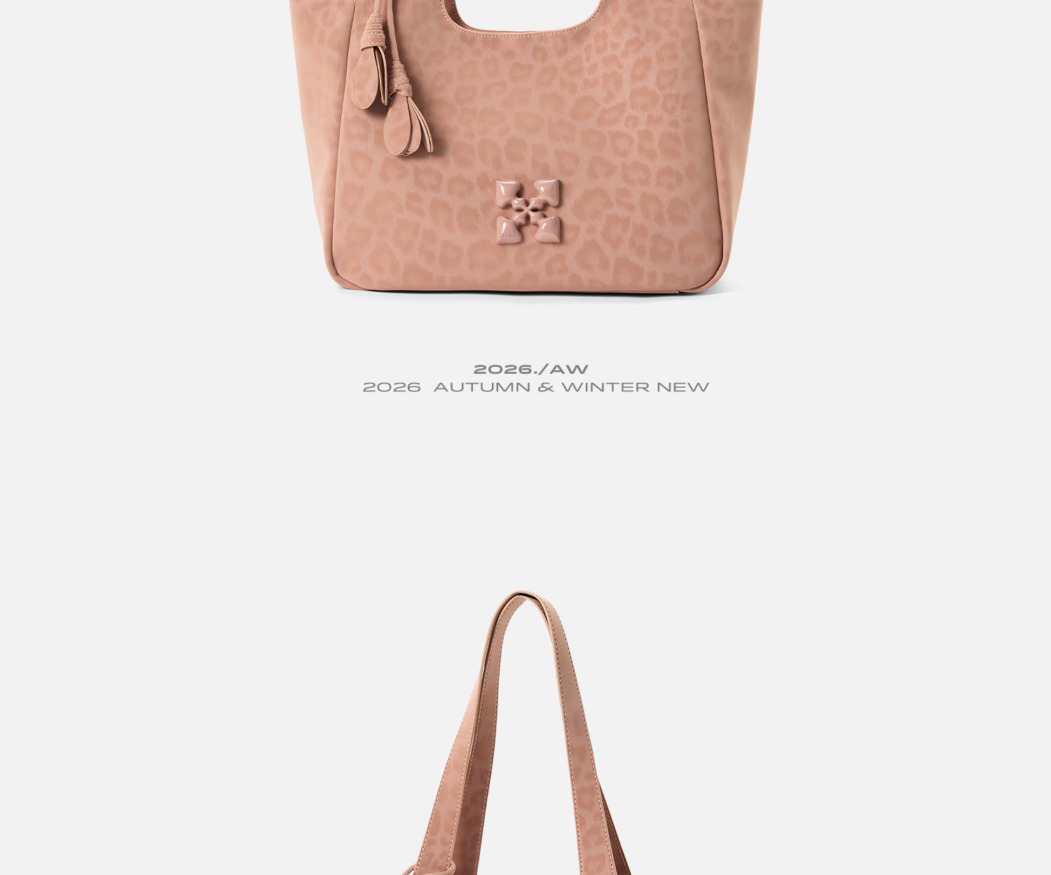 JACD Faux Leather Magnetic Snap Tote Bag