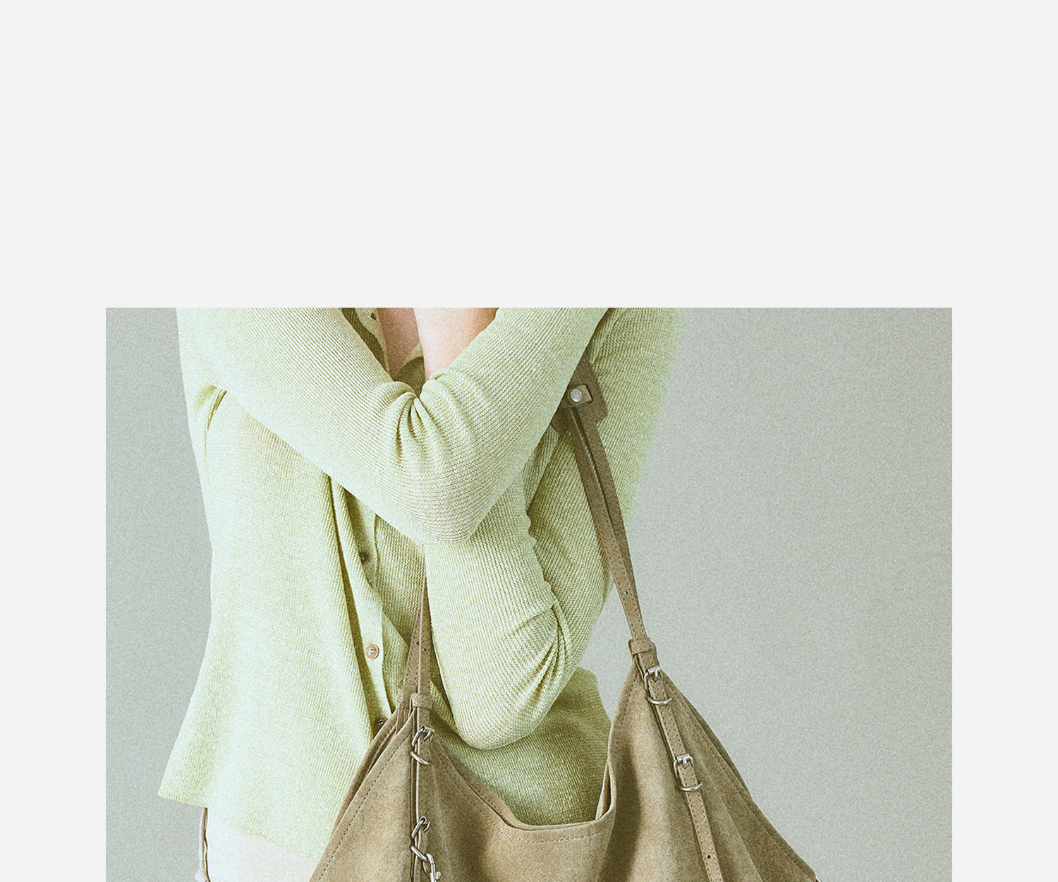 JACD Magnetic Snap Leather Tote Bag