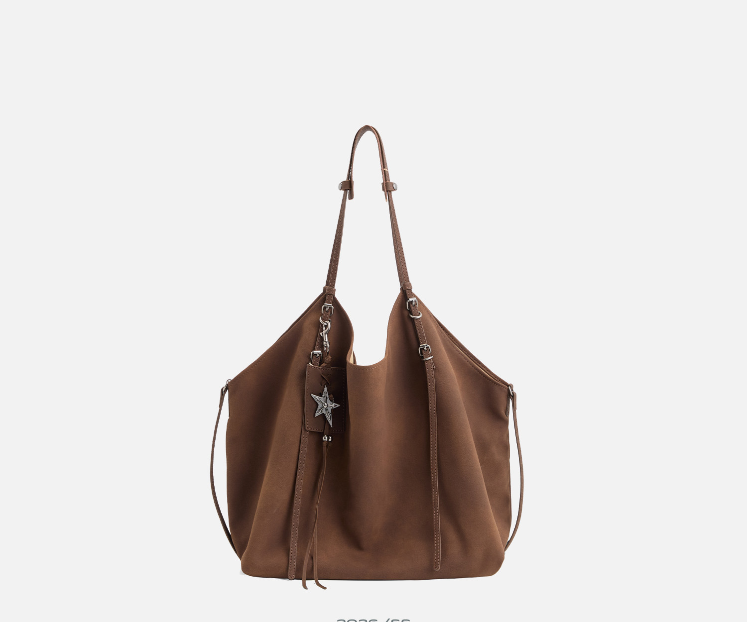 JACD Leopard Print Faux Leather Hobo Bag