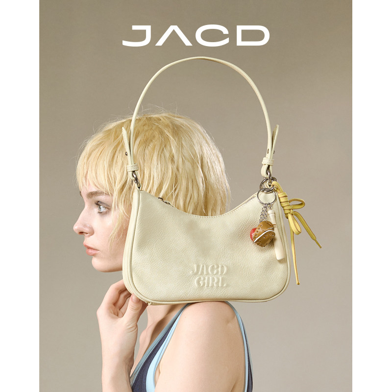 JACD легкая роскошная нишевая женская сумка высокого класса для подмышек, новинка 2025 года, осенне-зимняя портативная сумка-мессенджер на одно плечо, женская сумка