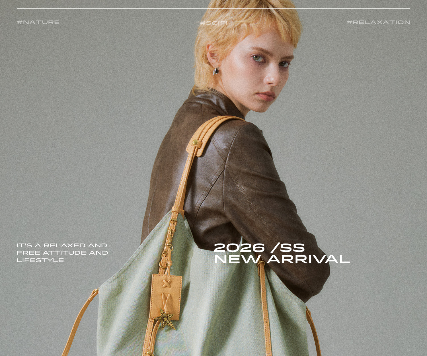 JACD Relaxed Denim Tote Bag