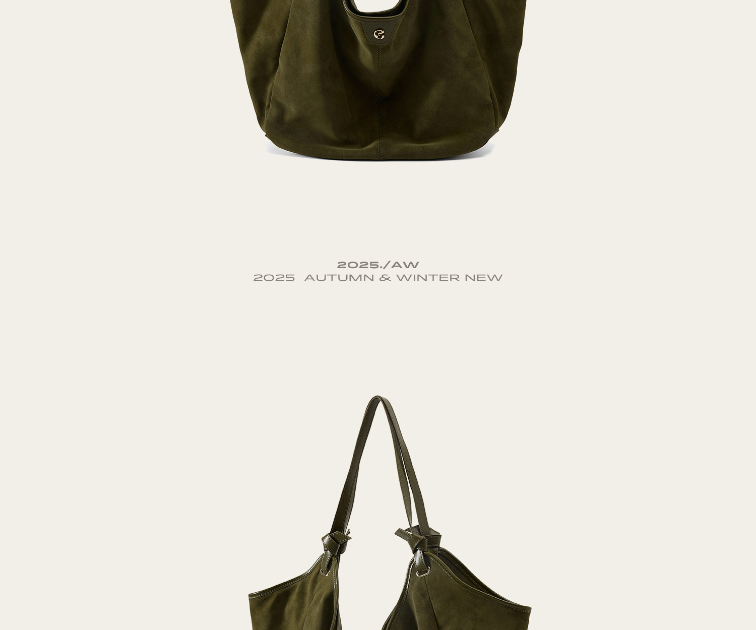 JACD Cedar Green Magnetic Snap Tote Bag