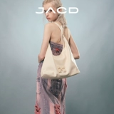 JACD Летняя белая вместительная и большая сумка через плечо, сумка на одно плечо