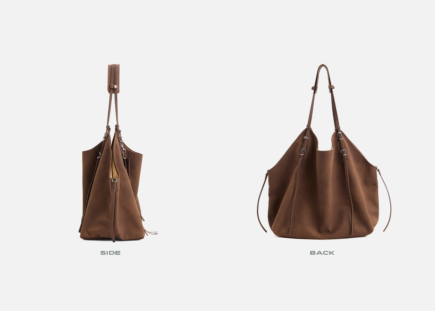 JACD Leopard Print Faux Leather Hobo Bag