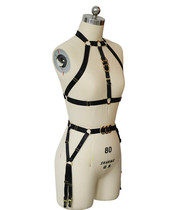 BAY High-end Customised Three Cirque 100 Hitch Style Full Body Bondage Hosiery Strap