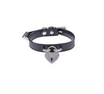  BAY Handmade (Safe love lock) Harajuku glossy collar Neck ring