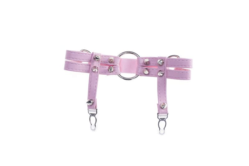 BAY tay làm nhạc punk đen Meng Loli heartgarter dây nịt tất nam