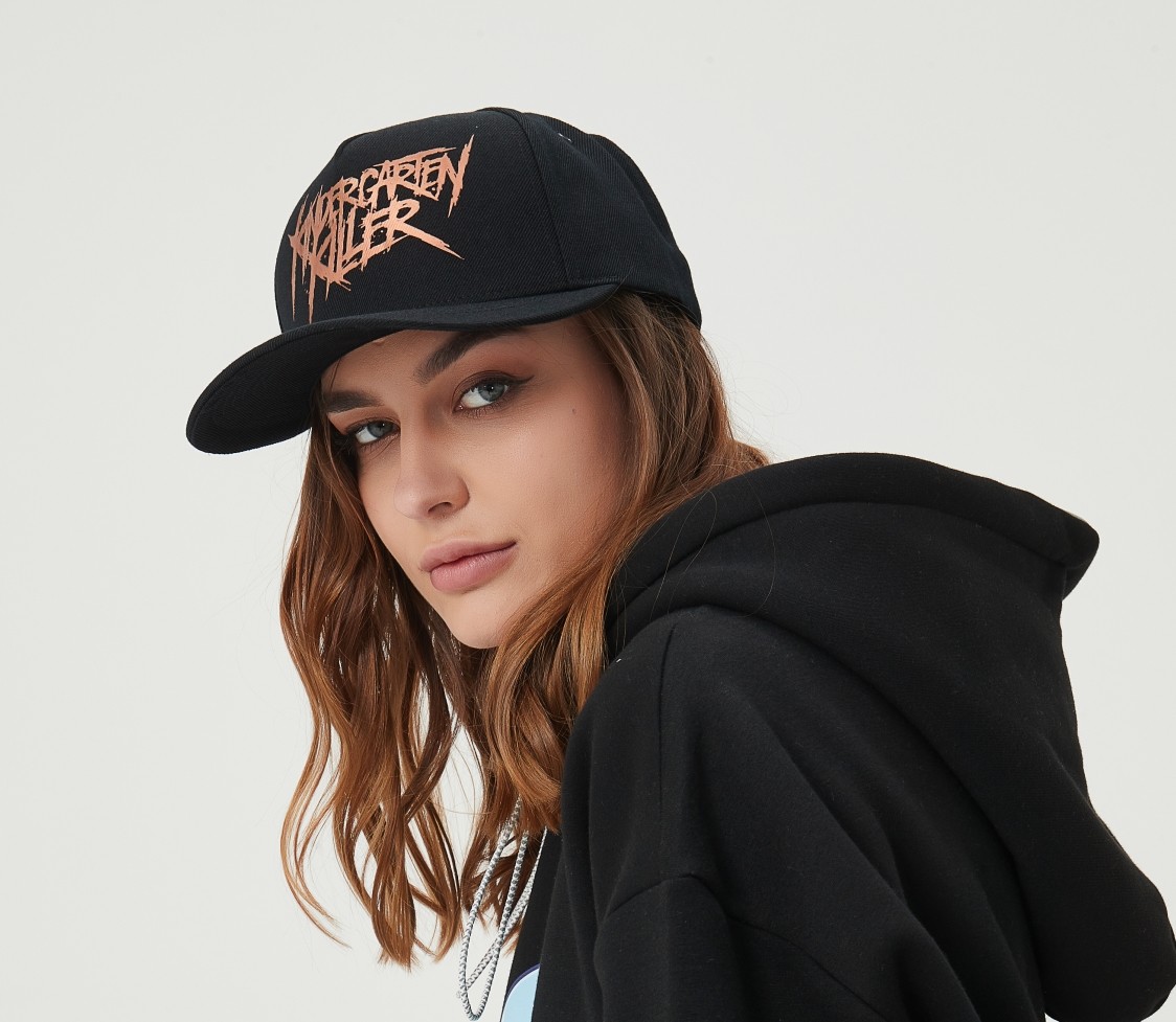 Traphero hot silver hot logo baseball cap for men and women with the same street trend couple soft top