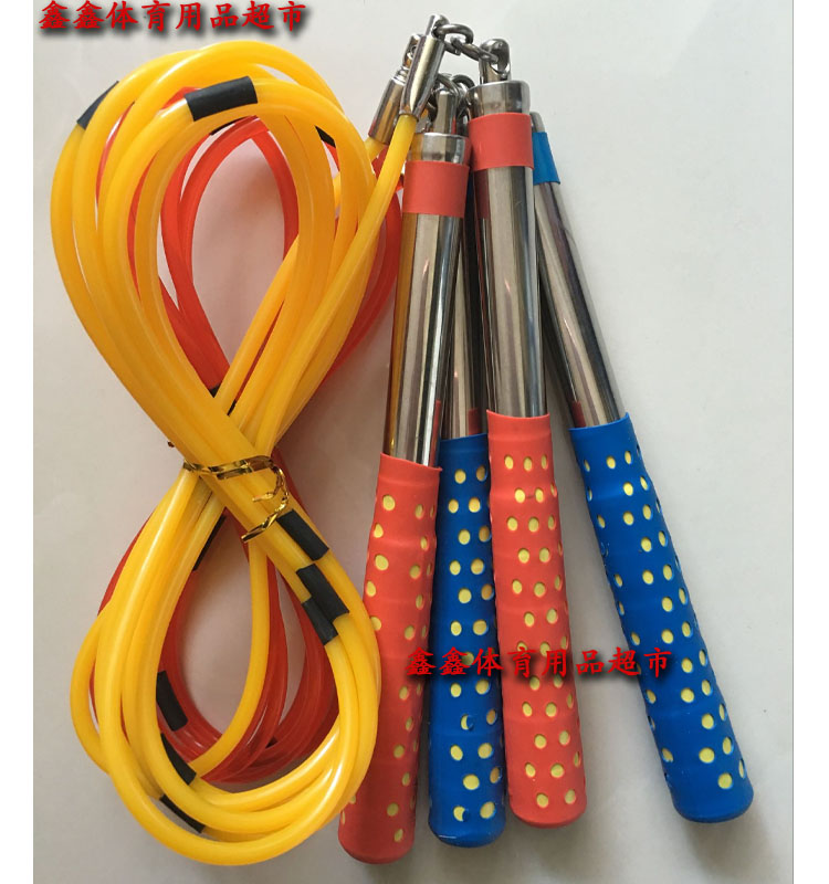 Double eleven special price through the beef tendon skipping rope Bearing length of any adjustable skipping rope Fancy skipping rope