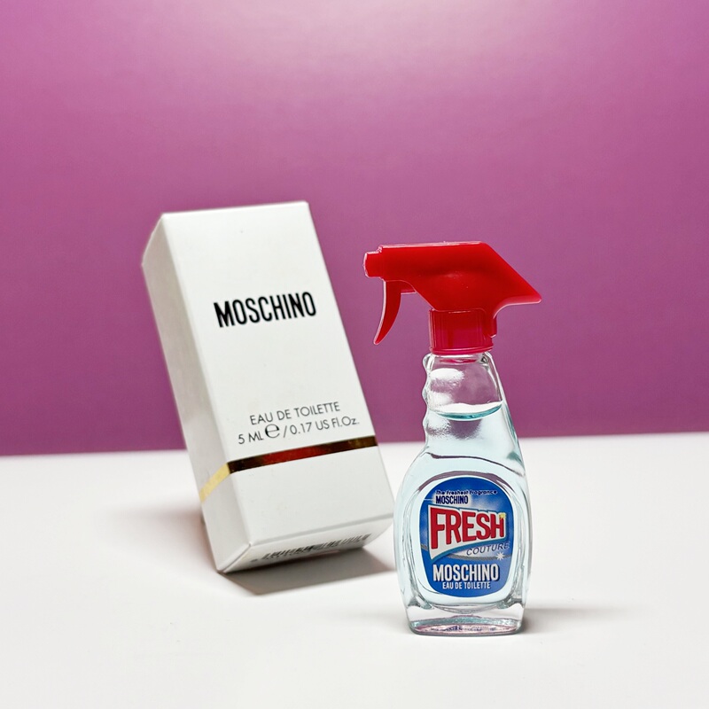 Moschino Fresh Couture Edt Women's Fragrance Q Version, Old Box, 5ml Moschino Fresh Couture Edt Women's Fragrance Q Version, Old Box, 5ml