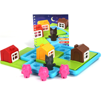  Little good egg Three little pigs intelligence development Desktop jigsaw puzzle toy Logical thinking concentration training toy