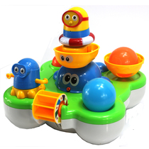 ciko whale automatic water spray bath toy children Electric bathtub tub rotating water spray baby bath toy