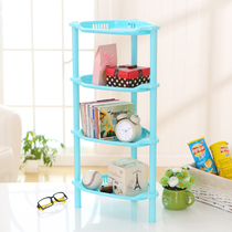 Bathroom toilet hollow water drain finishing rack toilet multi-layer rack floor storage rack plastic storage rack